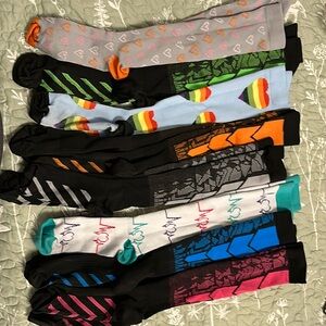 8 pair compression socks